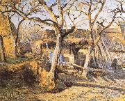 Camille Pissarro Farmhouse painting